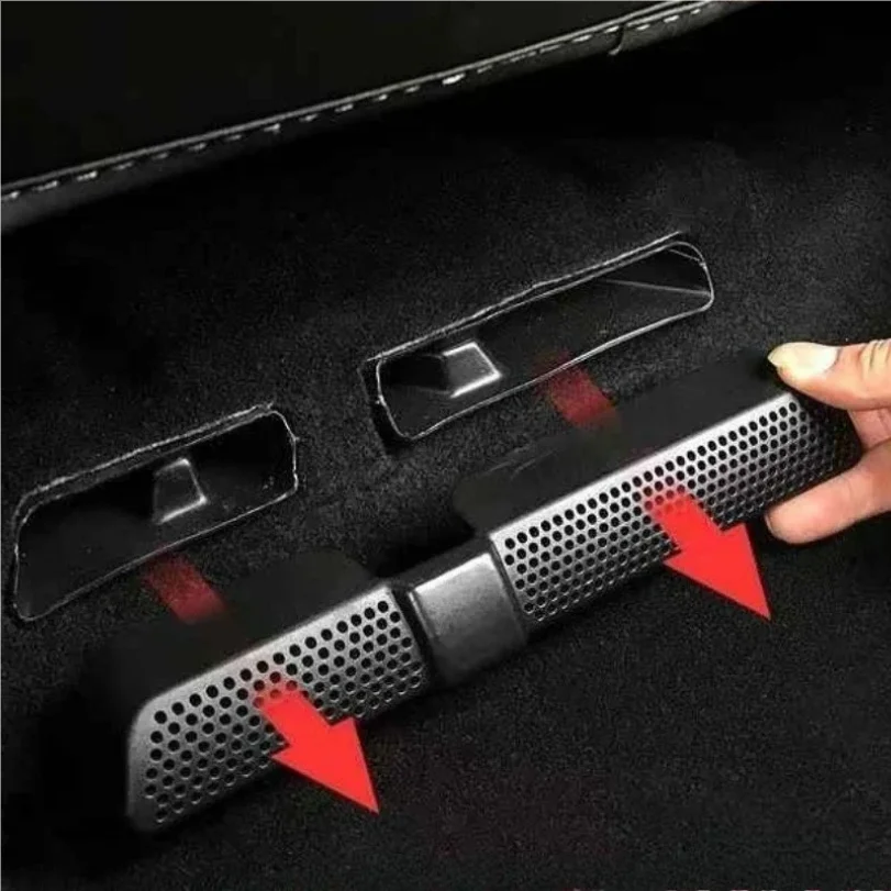 2pcs Car Air Vent Covers Air Conditioner Duct Outlet Exhaust Dustproof Seat Floor Mounting Auto Accessories for VW Touran Tiguan