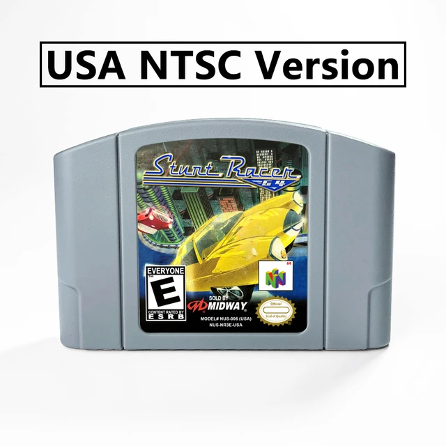 Stunt Racer 64 64Bit Game Cartridge USA Version NTSC Format For N64 -  AliExpress