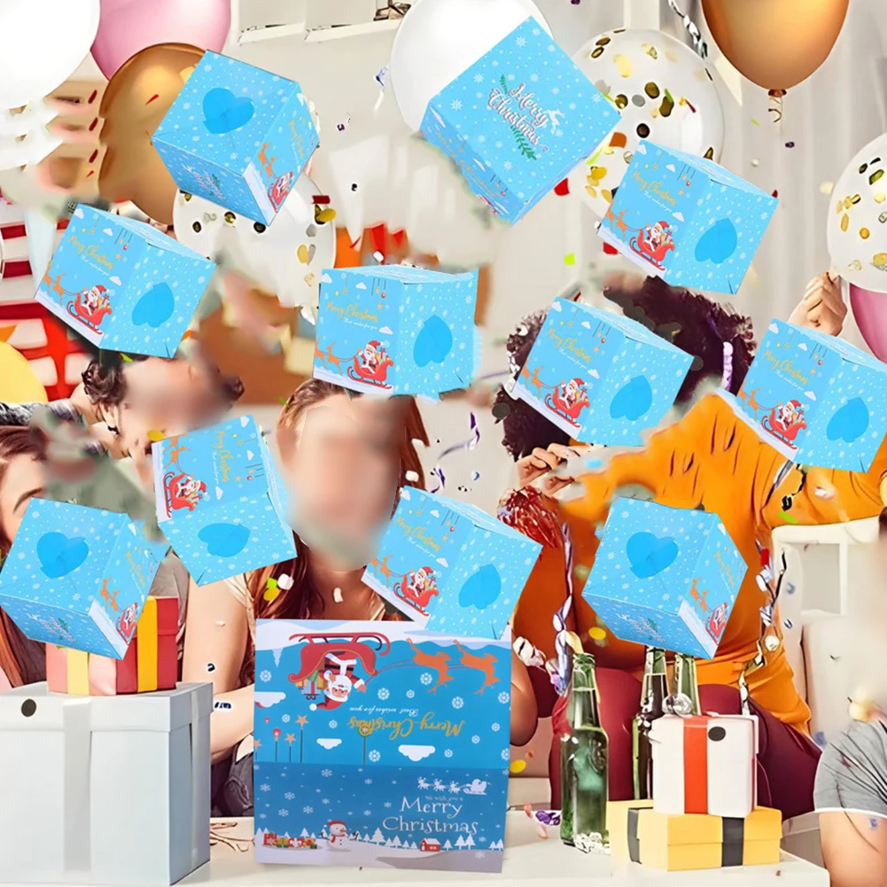 صندوق مفاجآت مكون من 12 قسمًا لإنشاء لحظات فريدة من نوعها وتفاعلات ممتعة في الاحتفالات والمناسبات المختلفة