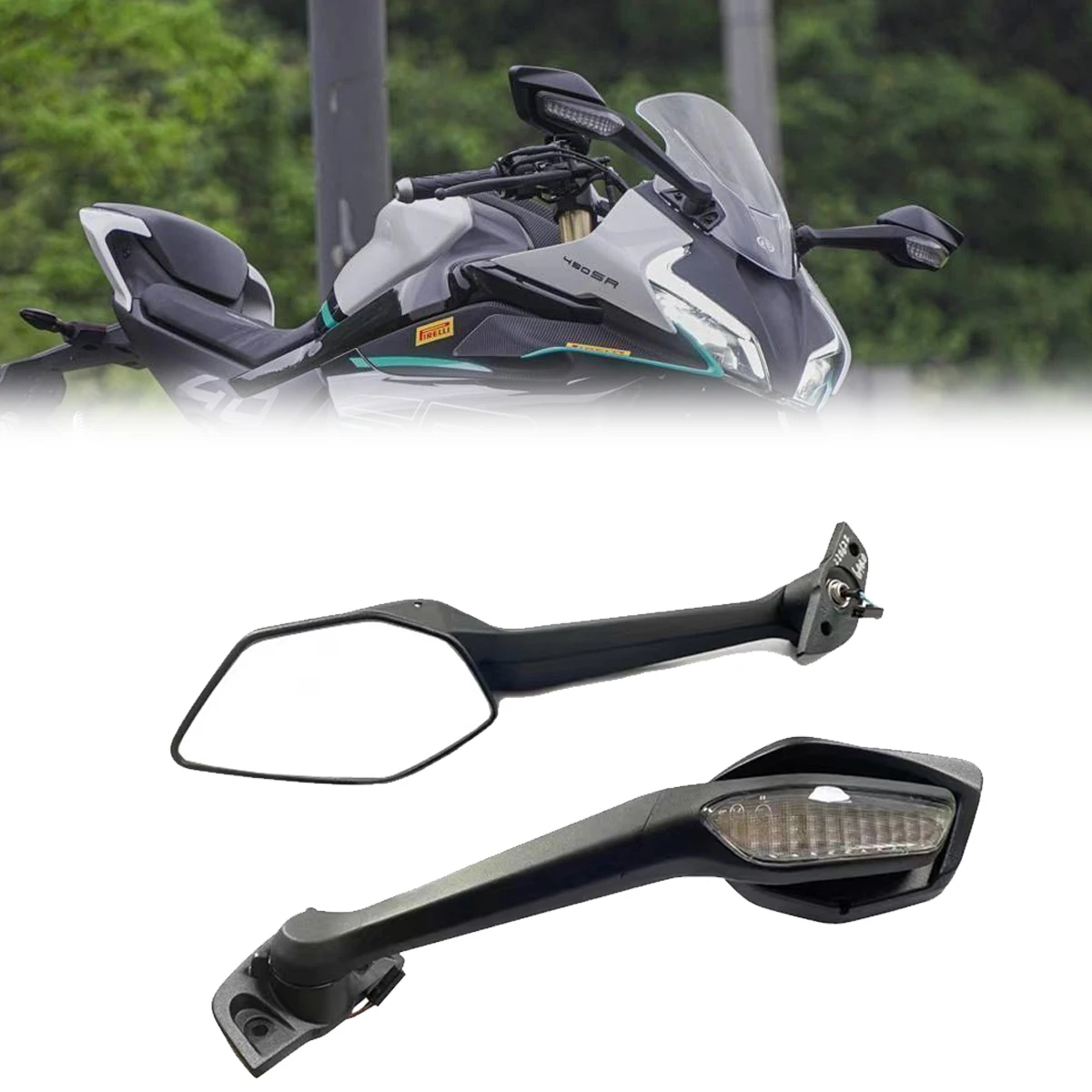 

Motorcycle Rearview Mirror Bike Back Side Mirrors For CFMOTO 450SR CF450SR CF MOTO SR450