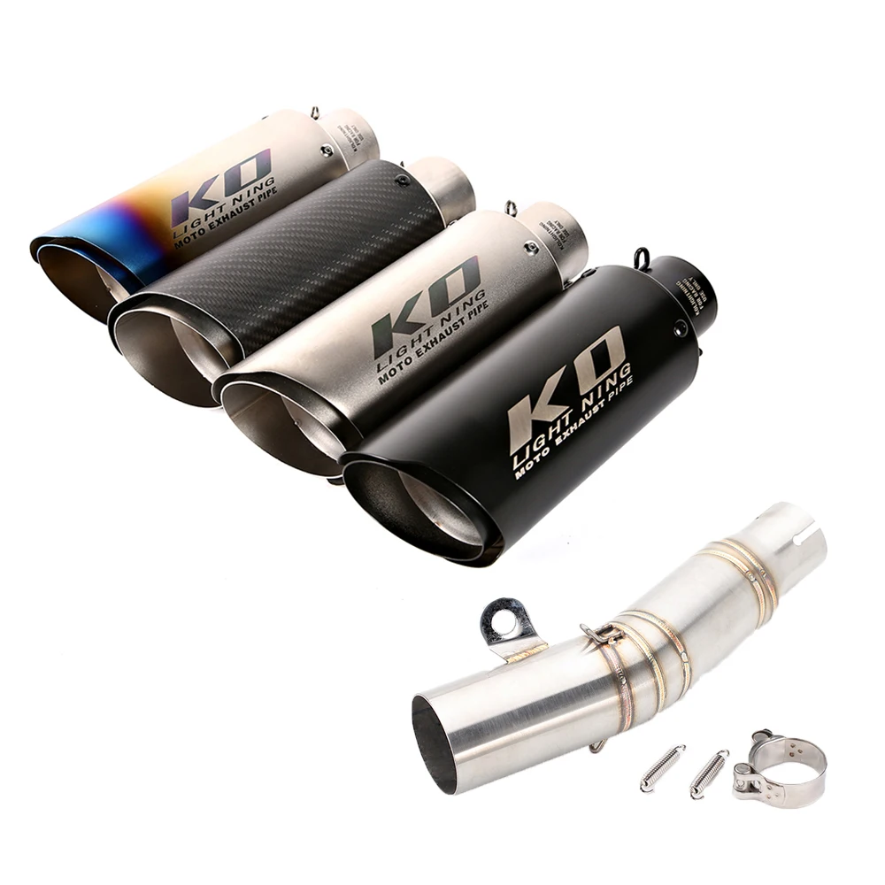 

Выхлопная система мотоцикла, 60 мм, глушитель из нержавеющей стали, средняя труба с DB Killer для YAMAHA YZF-R6 2006-2025