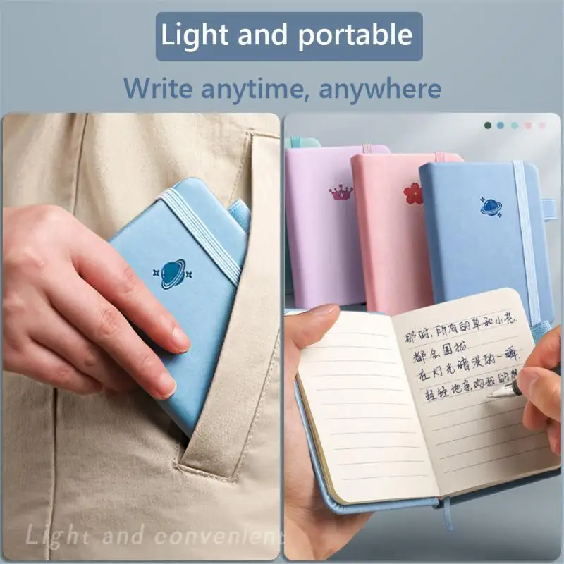 A6/A7 Mini Notebook Portable Pocket Notepad Diary Planner Agenda Memo Office School Stationery