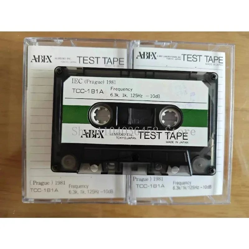 

1pc only! For ABEX Test Tape TCC-181A 6.3k, 1k 125Hz-10dB new