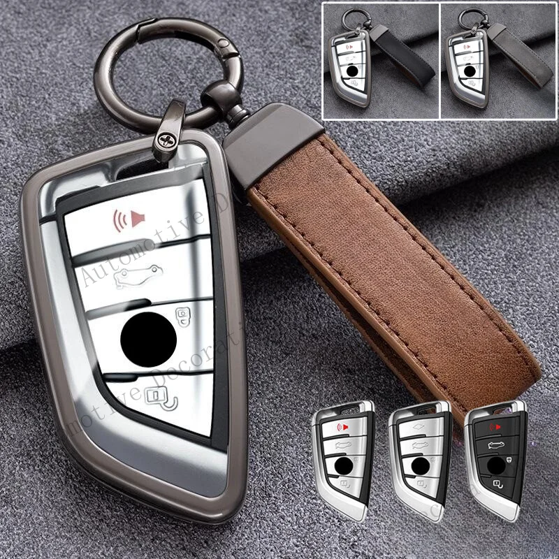 Z+ Zinc Alloy TPU Car Key Case Cover for BMW 1 2 3 4 5 6 7 8 X1 X2 X3 X4 X5 X6 X7