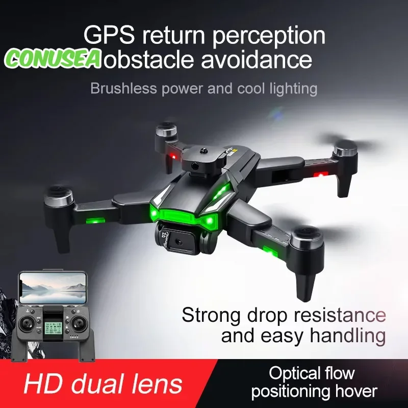 

RG606 Max GPS Дрон Радиоуправляемый Дрон 4K Двойная камера Предотвращение препятствий Воздушный самолет Бесщеточный Fpv Wi-Fi Квадрокоптер Вертолет Дроны