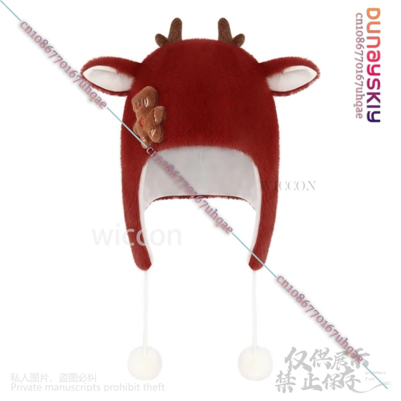 2024 Natale Costume Cosplay Peloso Paraorecchie Cappello Cap Dress Up Kawaii Carino Bello Puntelli Per Le Donne Ragazza Anime Personalizzato