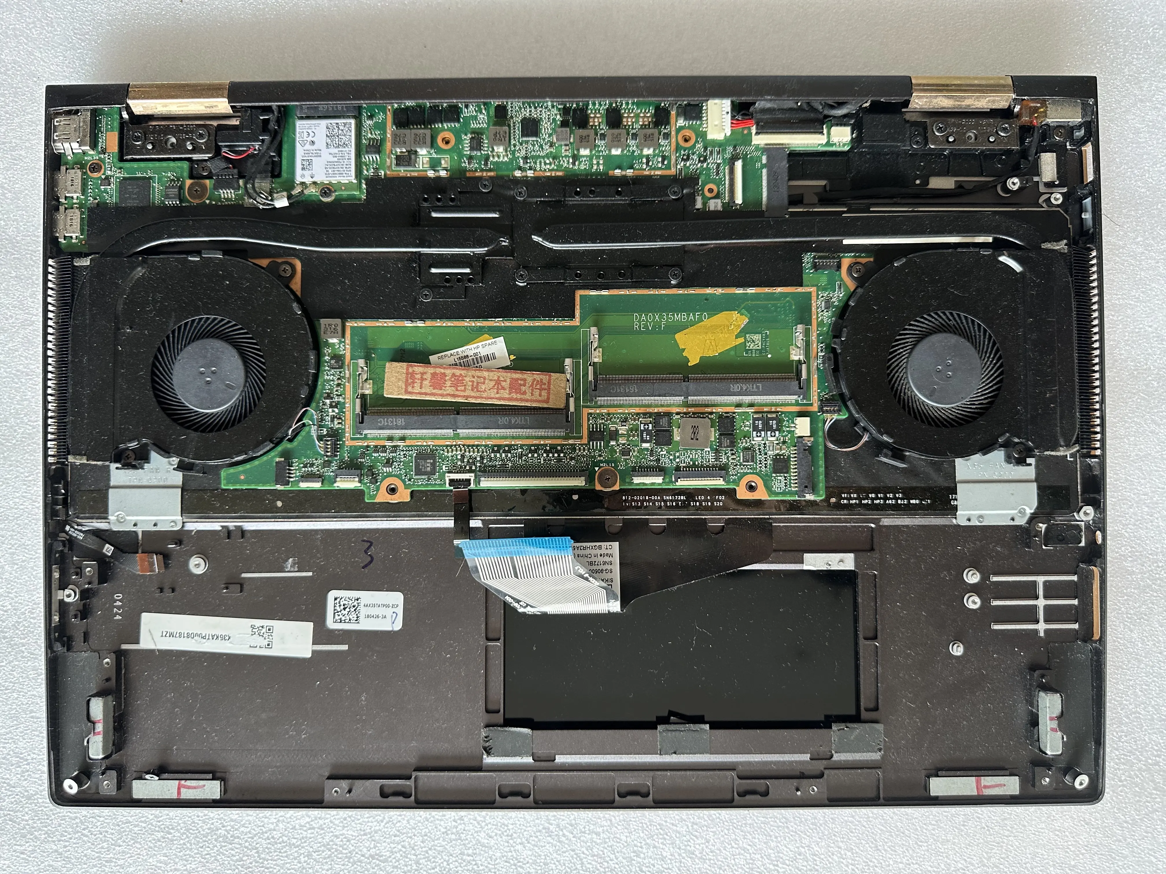 For HP Spectre x360 15-DF 15-Df0011tx5 TPN-Q213 Heatsink, Fan