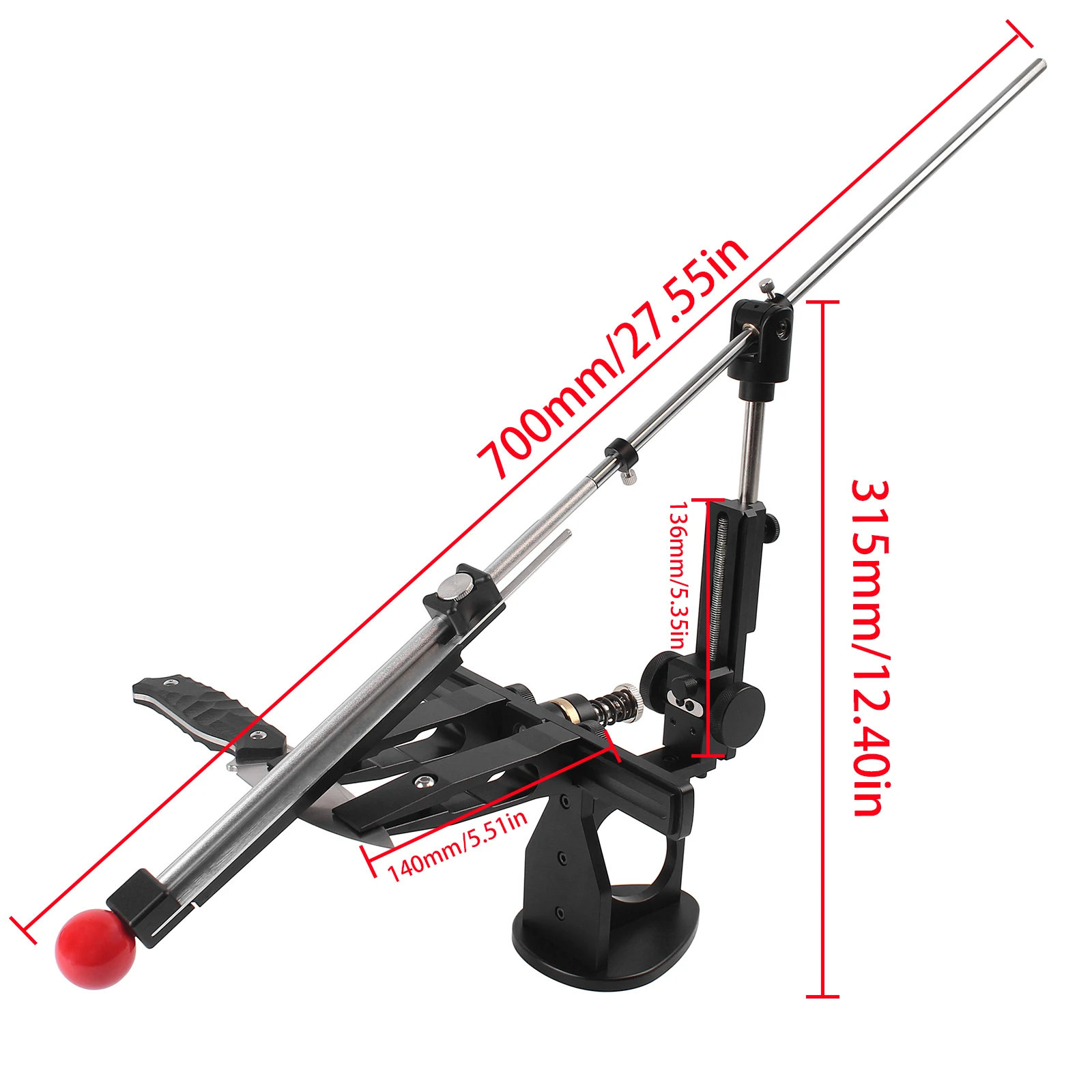 1set toohr5 odborný ostření souprava, nůž ořezávátko, pro kuchyň, skládací, více účelové nářadí aluminium slitina tělo ostření zařízení