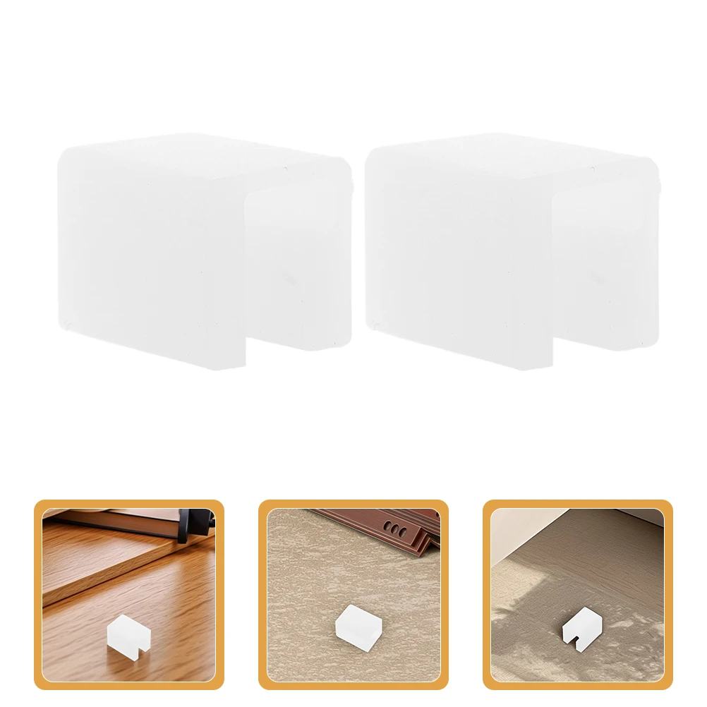 8 pezzi Protezioni angolari in silicone Maniglia per porta del cassetto del bambino Paraurti Protezioni - Armadietto a forma di bambino