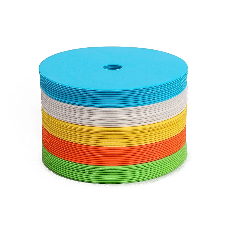 อุปกรณ์ฝึกซ้อมฟุตบอลและบาสเก็ตบอลคุณภาพสูง 10 ชิ้น อุปกรณ์ฝึกซ้อมกีฬาเสริมที่มีรู บล็อกโลโก้