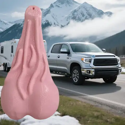 Bumper Balls Bull Nuts Fun Trailer Ornaments Funny Prank Gag Automotive Vehicle Decoration  for Boyfriend Husband Men Family
