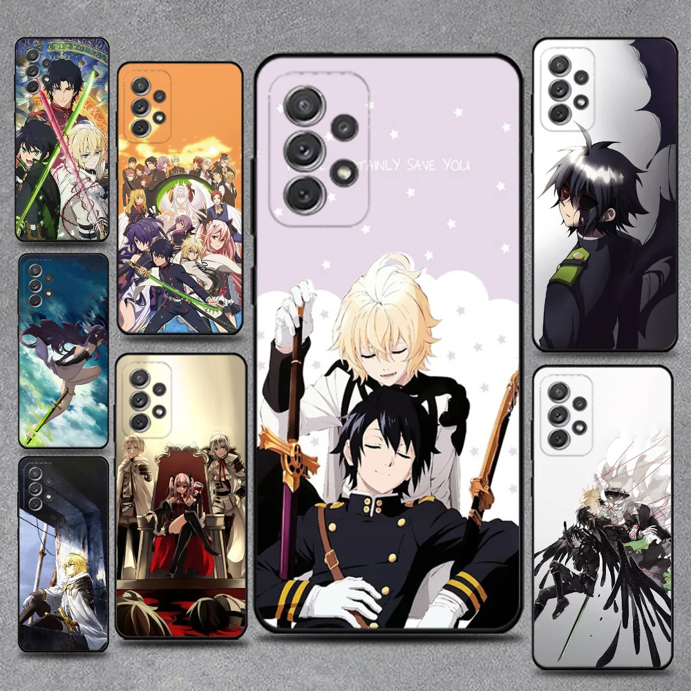 

S-Seraph Of The E-End Phone Case For Samsung S25,S24,S21,S22,S23,S30,Ultra,S20,Plus,Fe,Lite,Note,10,9,5G Black Cover