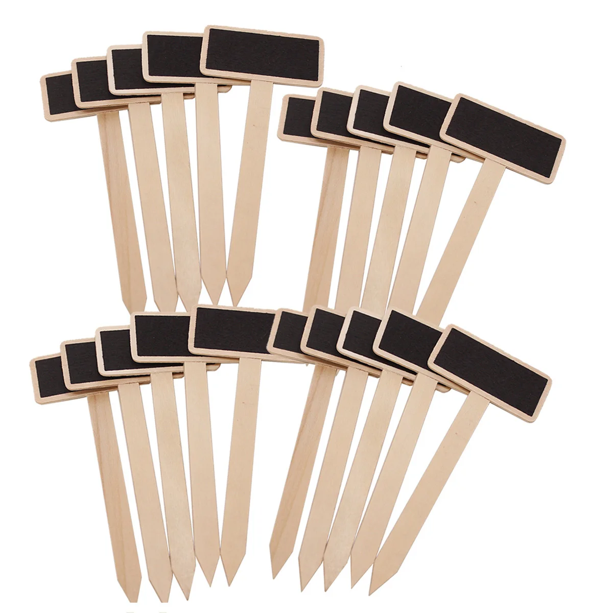 

20 pcs Mini Blackboards Wooden Chalkboards for Succulents Plants Office Home Decor Garden Labels Blackboard Tags
