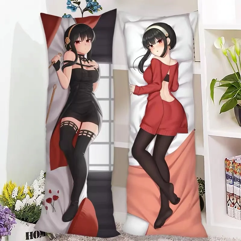 Japanese Anime Anya Forger Loid Forger Dakimakura  Pillowcase Hugging Body Pillow cover Otaku Pilowcase Girlfriend  Gift 150X50