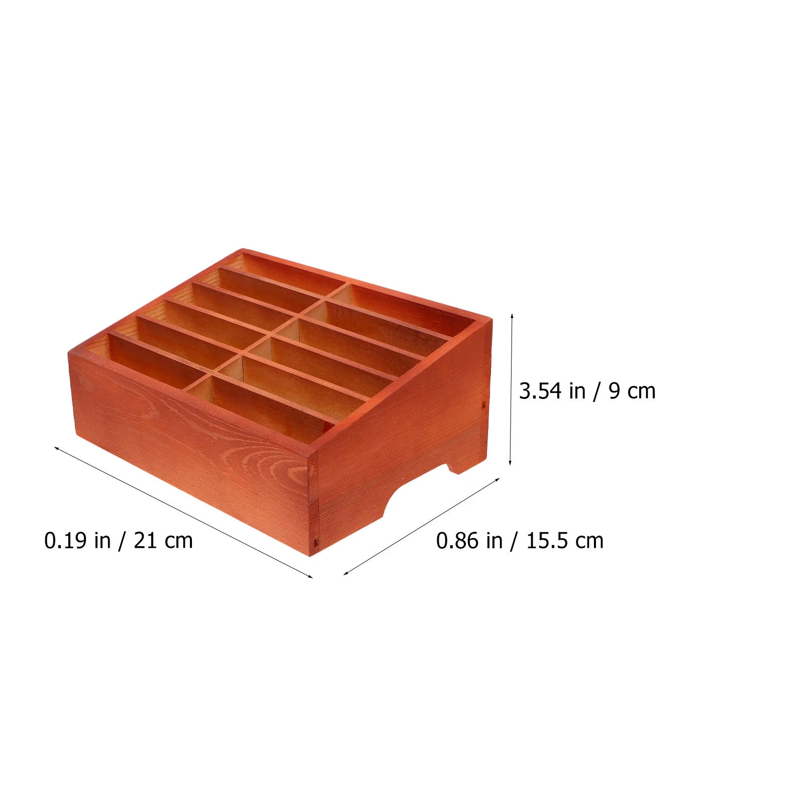 12 Griglie Scatola di Immagazzinaggio per Telefoni Cellulari Organizzatore Custodia per Display 21X155X9CM Supporto per Ufficio Aula