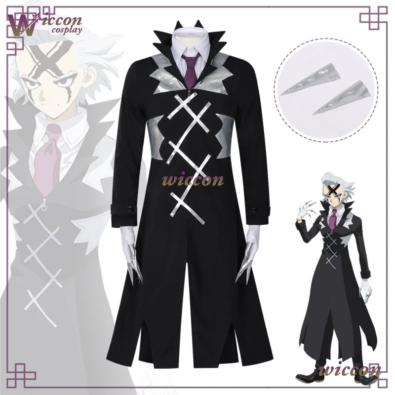 

Cos C STONE SCIENCE FUTURE Zeno Prize Halloween Cosplay Costume Outfit Coat Society Shinigami Kimono Set Mugetsu Uniform‌