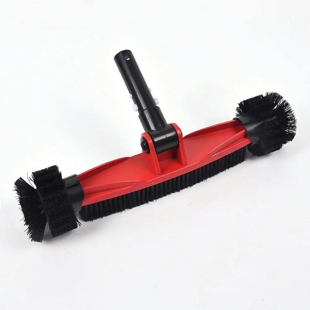 16 Inch Rotating Pool Cleaning Brush Detachable Handle Wall Corner Scrubber For Swimming Pool Hot Tub Spa Accessory