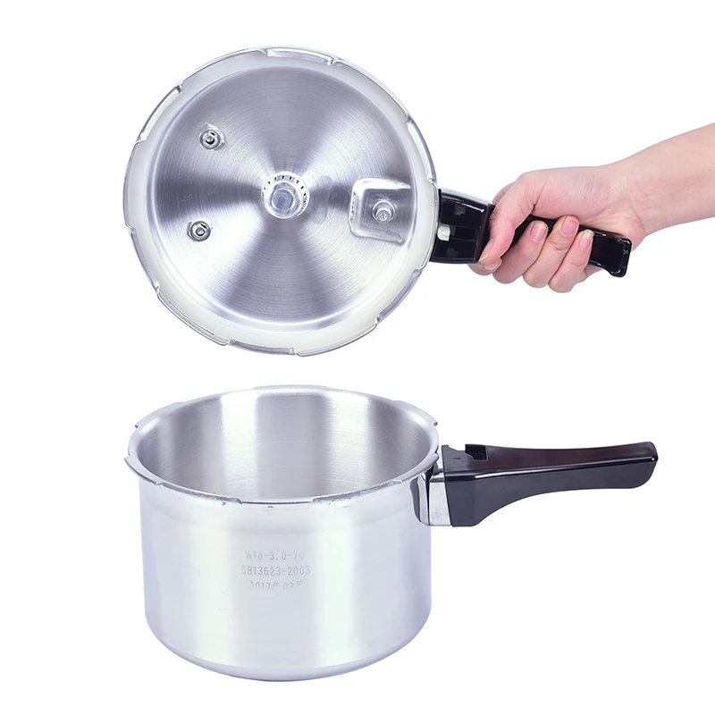 Imagem -02 - Cozinha Fogão o Panelas Sopa e Carne Pote para Fogão a Gás Fogão de Indução Acampamento ao ar Livre Cook Tool Steamer 3l de Alta Pressã