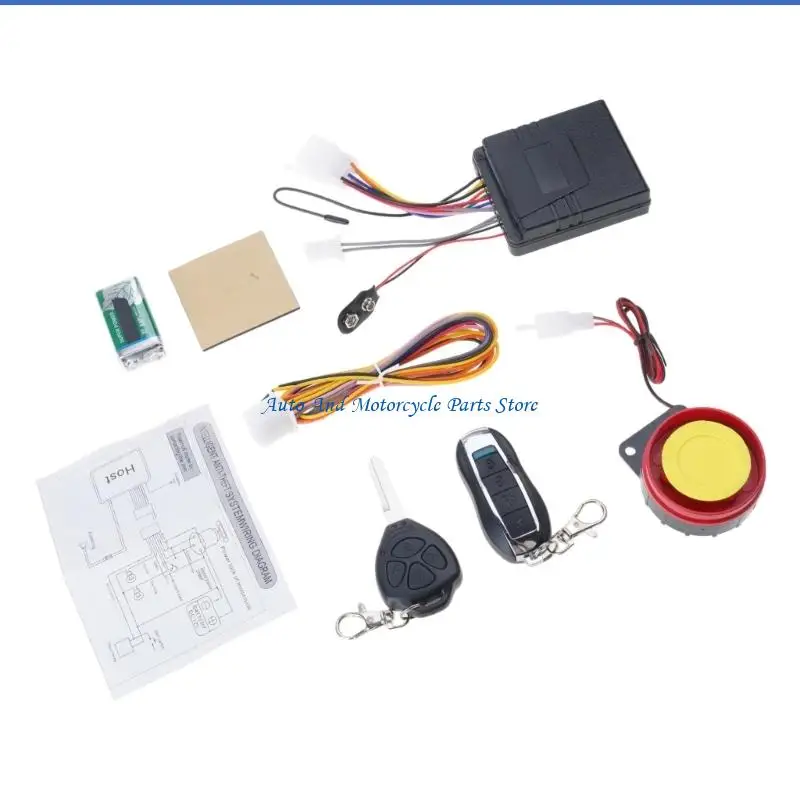 

P9FD Universal Motorcycle Security Alarm Featuring Start And Anti Theft Function