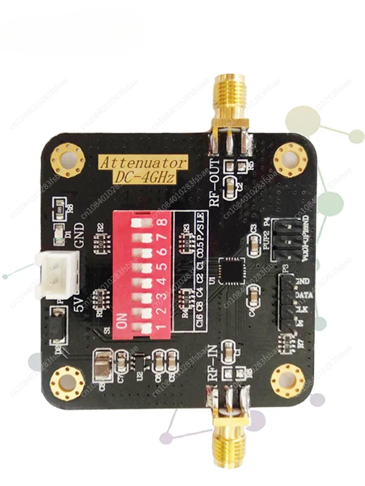 PE4302 Digital RF Attenuator Module, Wideband, High Attenuation Accuracy, High Linearity DC-4000MHz