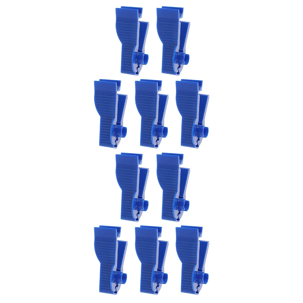 10 Pcs Dialysis Clip Tubing Clips Bag Pipe Tool Supply Abs Peritoneal Accessory Tube Holders Gripedge Tools