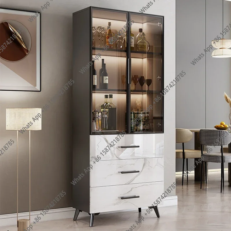 

Z 67 Nordic Partitions Bar Cabinet Multifunctional Designer Standing Wine Cabinet Luxury Storage Mobile Repisa Furniture For Roo