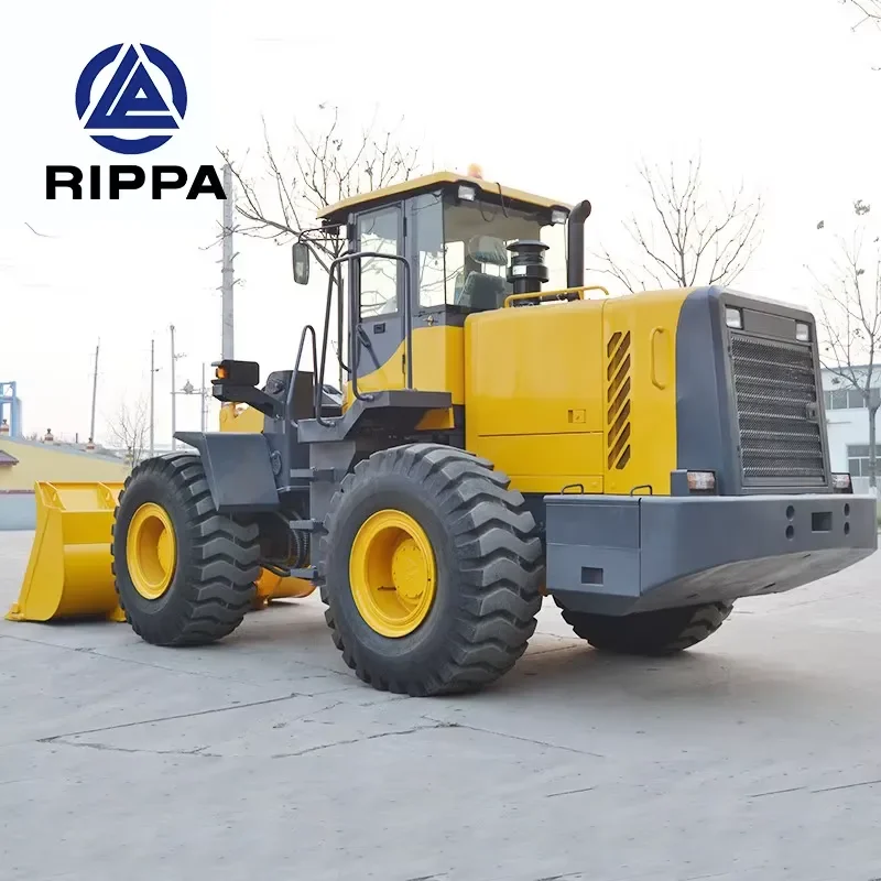 Construction Machinery EPA Engine 4WD Backhoe Loader 16Ton Wheel Loader with Bucket for Sale
