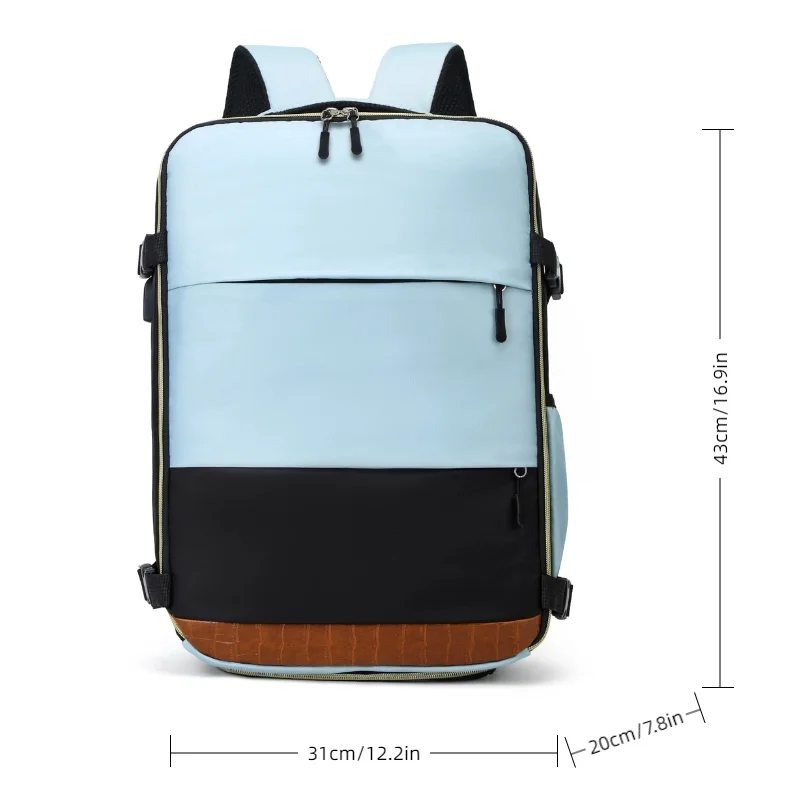 حقيبة ظهر للأعمال متعددة الوظائف - سعة كبيرة، مقصورات متعددة، حقيبة ظهر للكمبيوتر المحمول، حقيبة ظهر للسفر، حقيبة ظهر ترفيهية