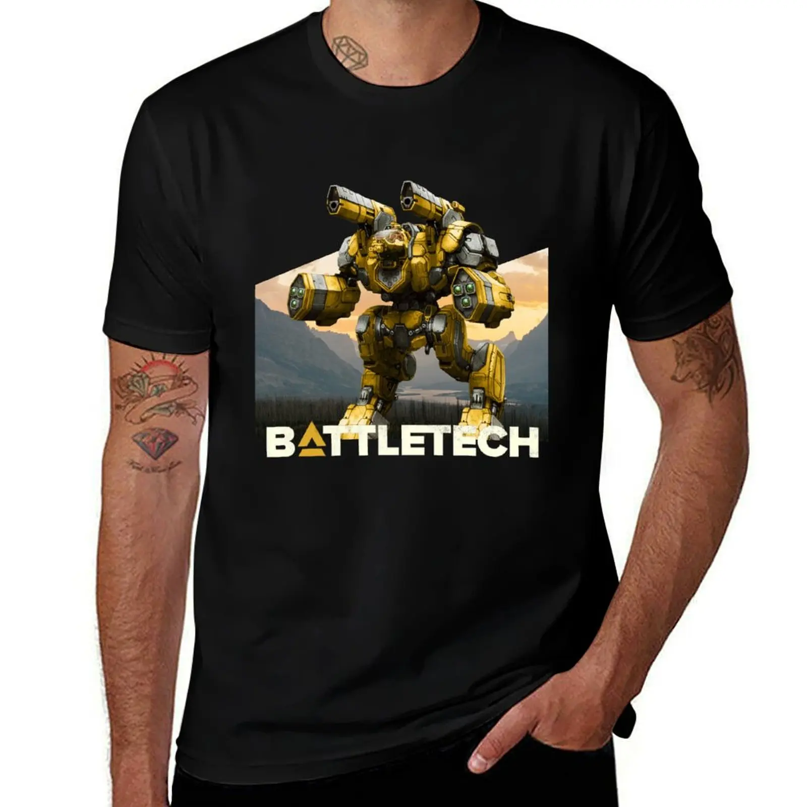 Mechwarrior Battletech. MWO. All Systems Nominal. Popout 3D Design V19 T-Shirt Retro Style Print Casual Top