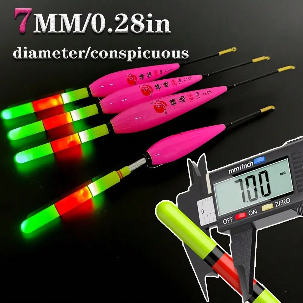 TINSOL 2026 New 2Pcs Set Night Fishing Float ,Gravity-sensing Color-changing Light ,Electronic Fishing Floats 6g/8g/10g/12g view 3