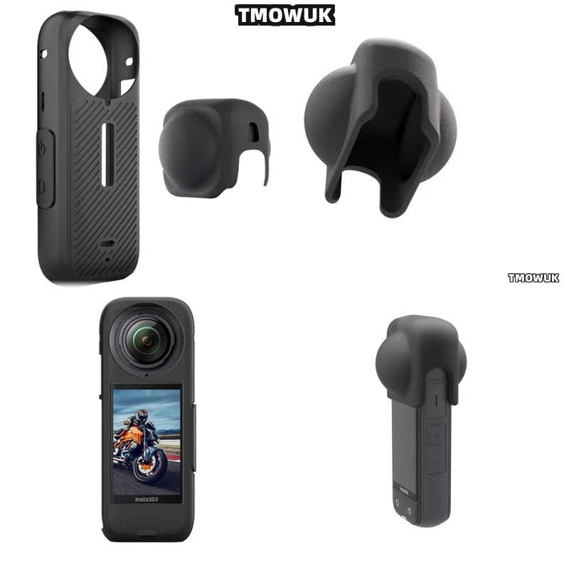 

For Insta360 X4 Heavy-Duty Silicone Cover With Air Ventilation | Anti-Scratch Lens Protector & Non-Slip Grip