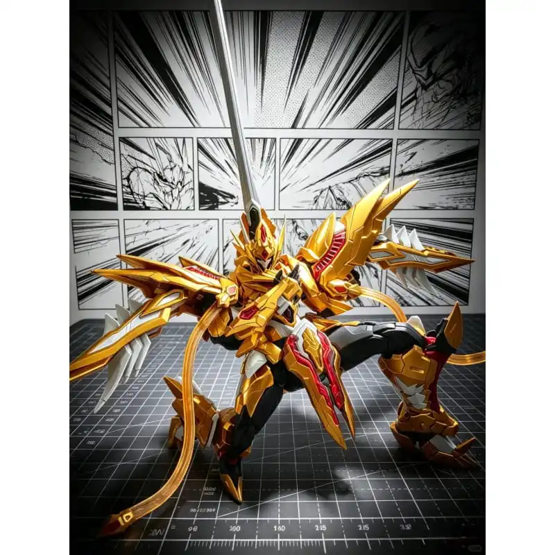 Ready Stock Motor Nuclear Bv-Xh03c Lord Of Abyss 1/144 Articulated Mecha Assembly Model Kit