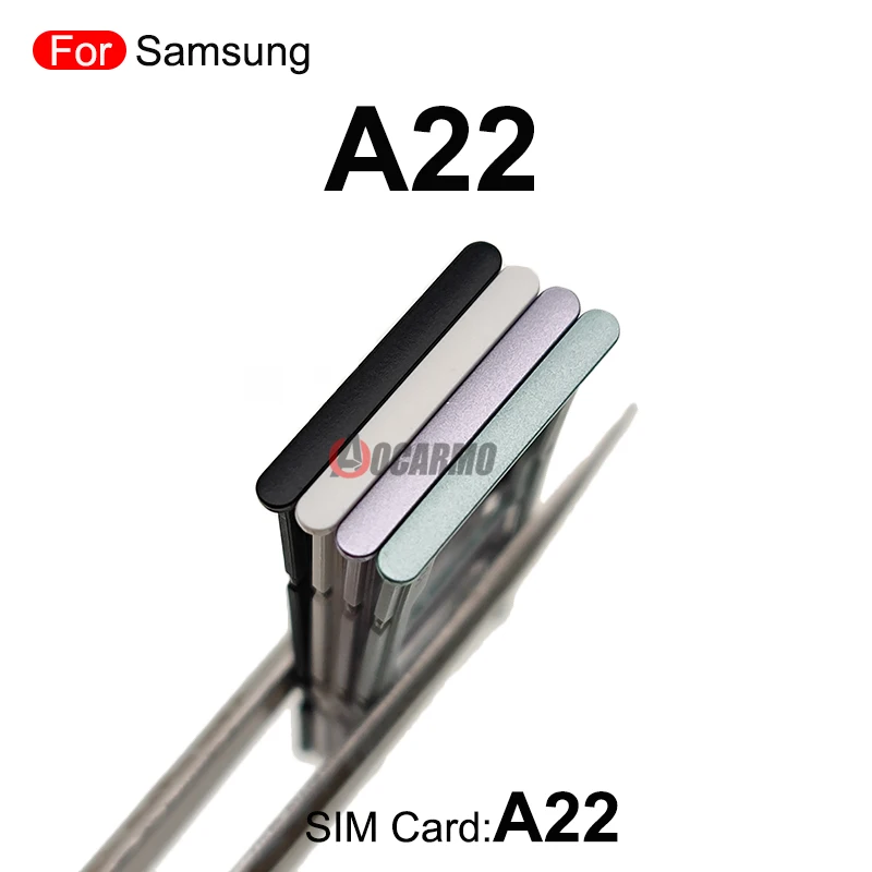 Bagian Pengganti Slot Nano Dudukan MicroSD Kartu Baki Sim untuk Samsung Galaxy A12 A125F A22 5G A226 A226B