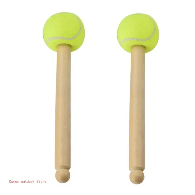 Drum Mallet with Felt Head Percussions for Marchings Band Snare Drum