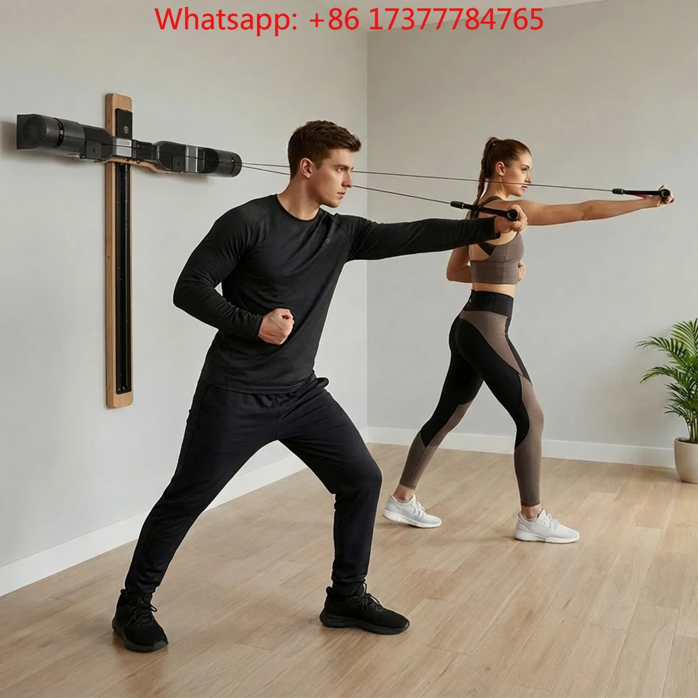 2025 All-in-one Smart Fitness Products Smart Foldable Aluminum Alloy Strength Training Home Workout Equipment