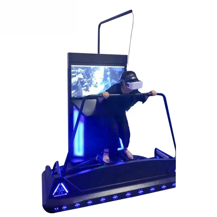 Experience hall virtual reality, gaming equipment emulator snowboard