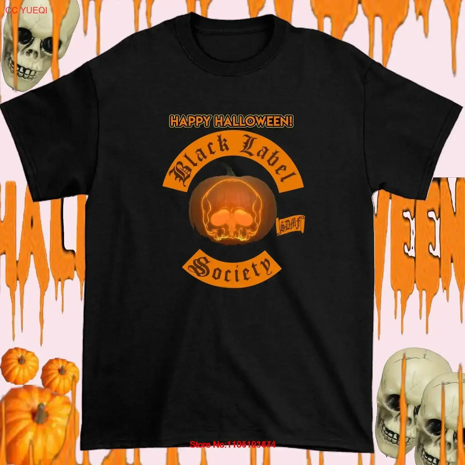 Zakk Wylde of Black Label Society Hallowen T Shirt men Size S 5XL SG458 vintage Washed Unisex Stylish fashion Slightly