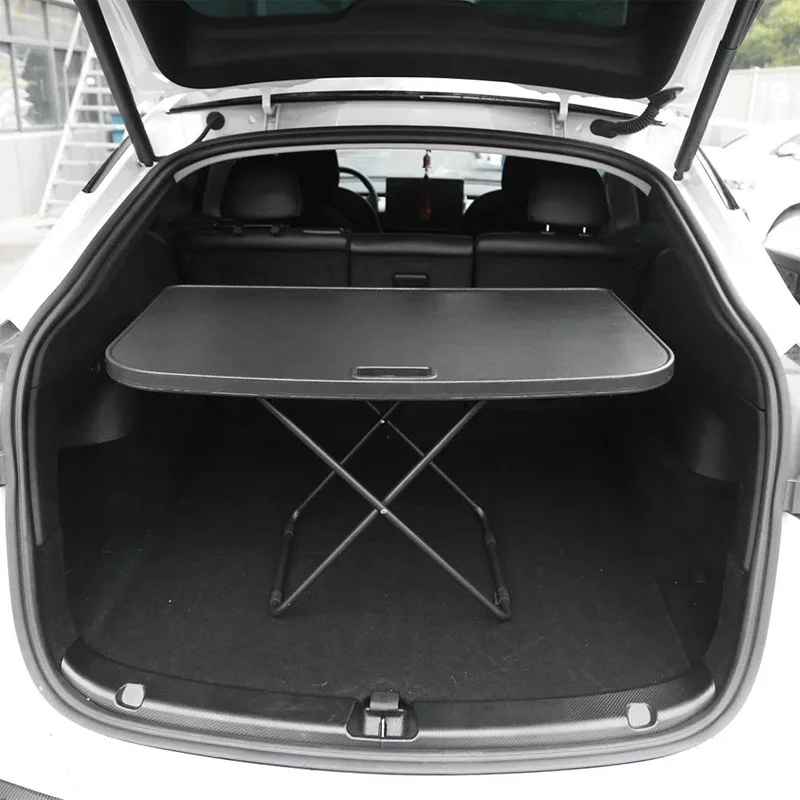 For Tesla Model 3 Highland 2024 Table Desk Travel Folding Table Trunk Table Board Camping Outdoor Table Model Y/3 Car Accessorie