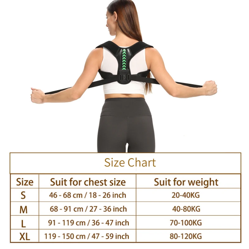 Back Posture Corrector Anti-camel correction belt sitting posture correction belt back orthopedic Adjustable correction belt new