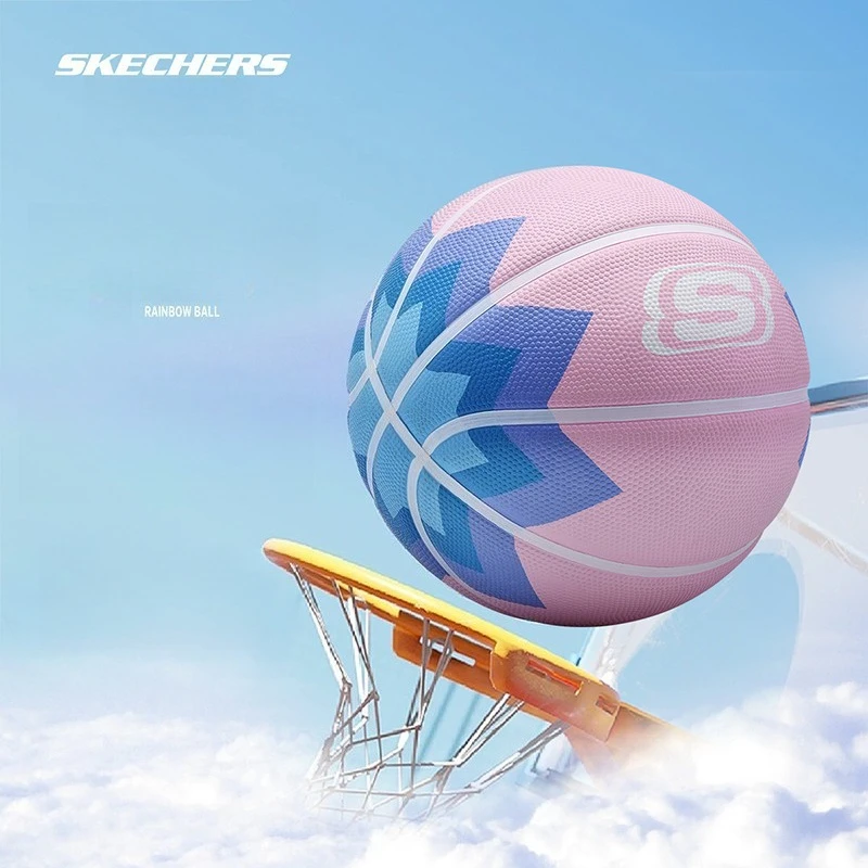 Skechers-pelota de baloncesto oficial de talla 7, pelota certificada de competición estándar, juegos de entrenamiento para hombres y mujeres, pelota duradera resistente al desgaste