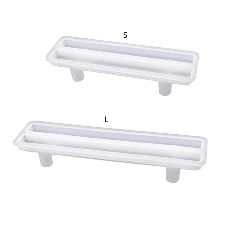 Resin Casting Mold Long Handle Epoxy Mold DIY Serving Board Jewelry Trays