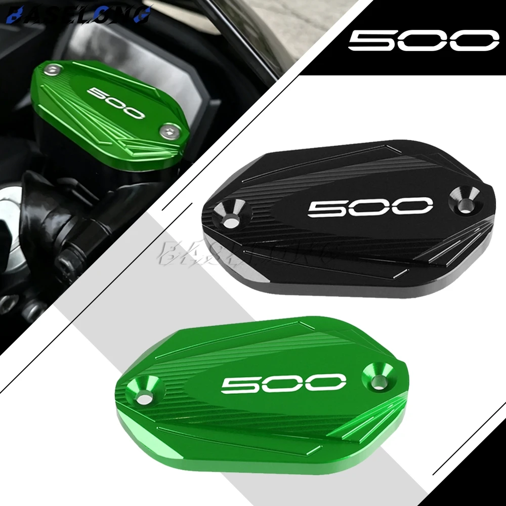 

Motorcycle Accessories Front Rear Brake Fluid Reservoir Cover Caps For Kawasaki Ninja500 Z500 Ninja 500 Z 500 SE 2024 2025 2026