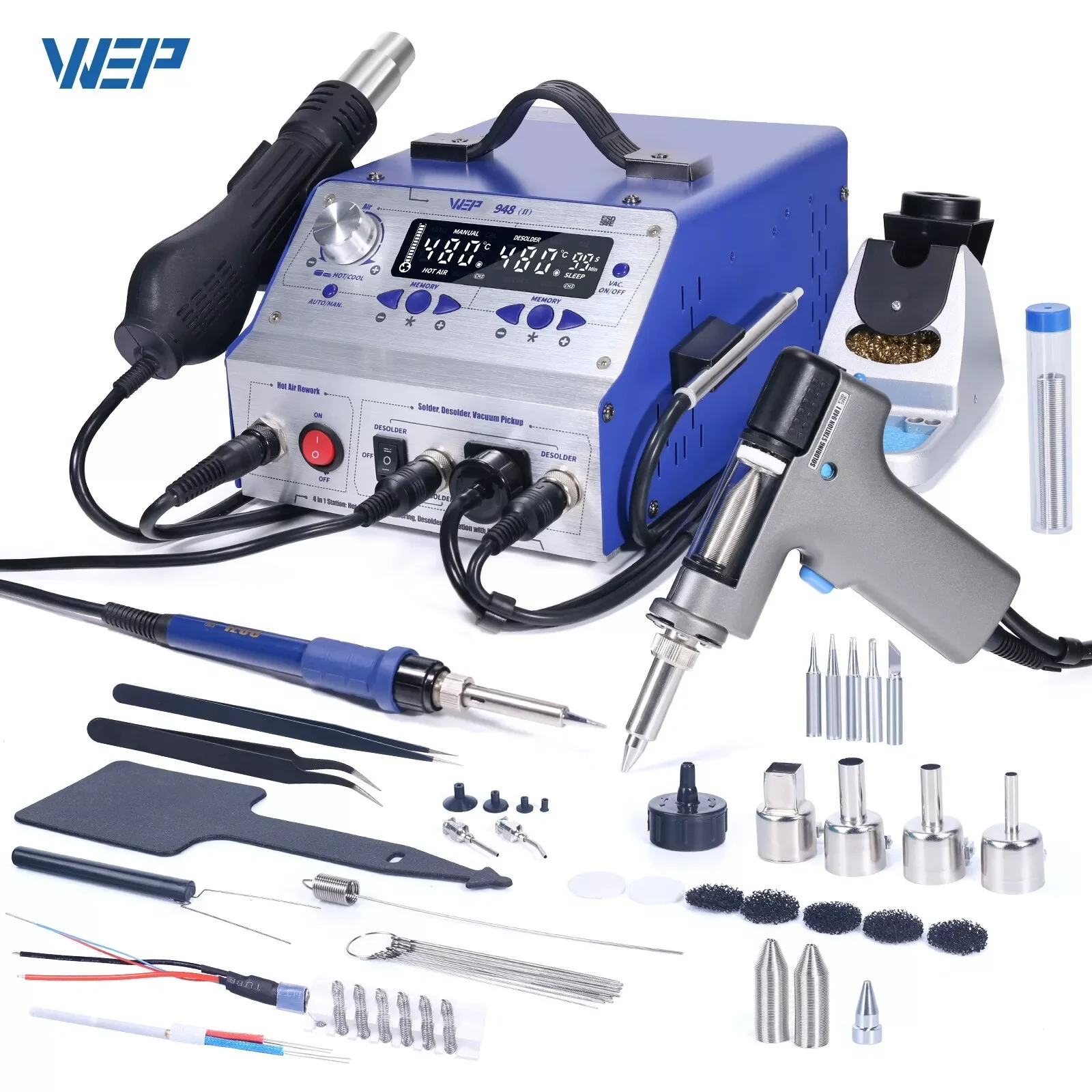 WEP 948-II – Najlepszy Suction Tin Gun do Desolderingu i Solderingu na AliExpress