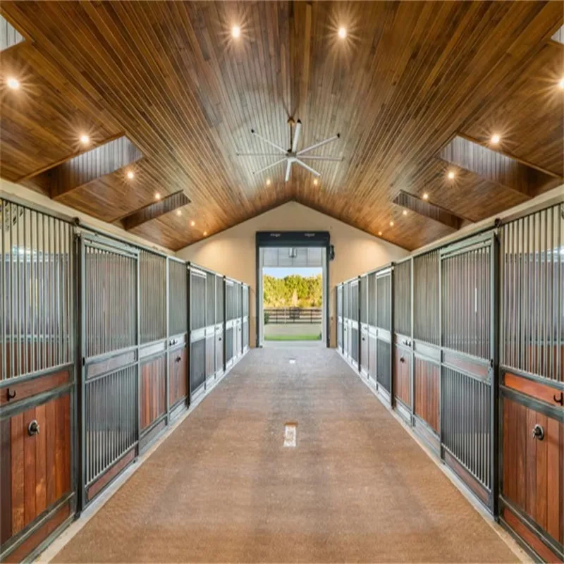 Customization High Quality Portable Horse Stable Premium Stable for Equestrian  Applicable for Farms Industries