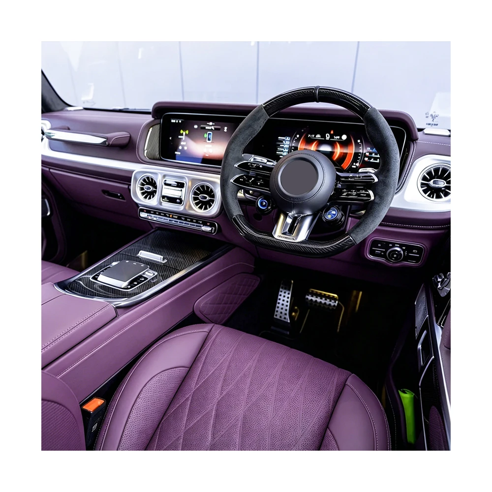 Complete Interior Upgrade Kit for 2002 2018  G Class RHD W463 to W465 Style Dashboard Seats