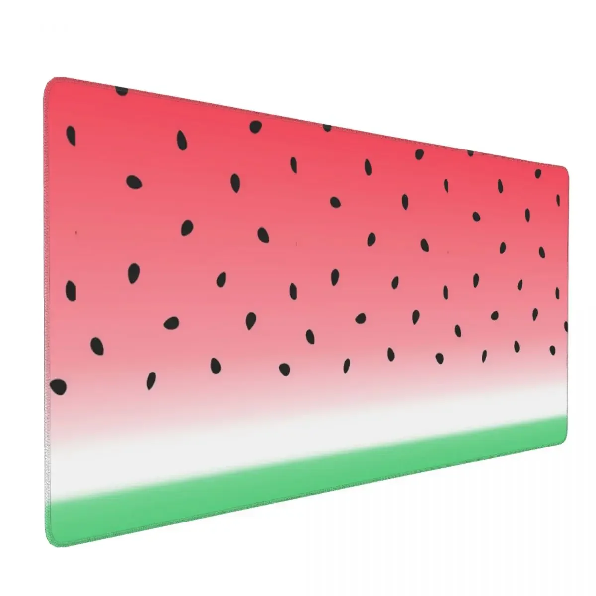 Watermelon Ombre Stripes Large Mouse Pad Computer Keyboard Mouse Mat Gamer PC Laptop Desk Mat Office Accessories Table Mats