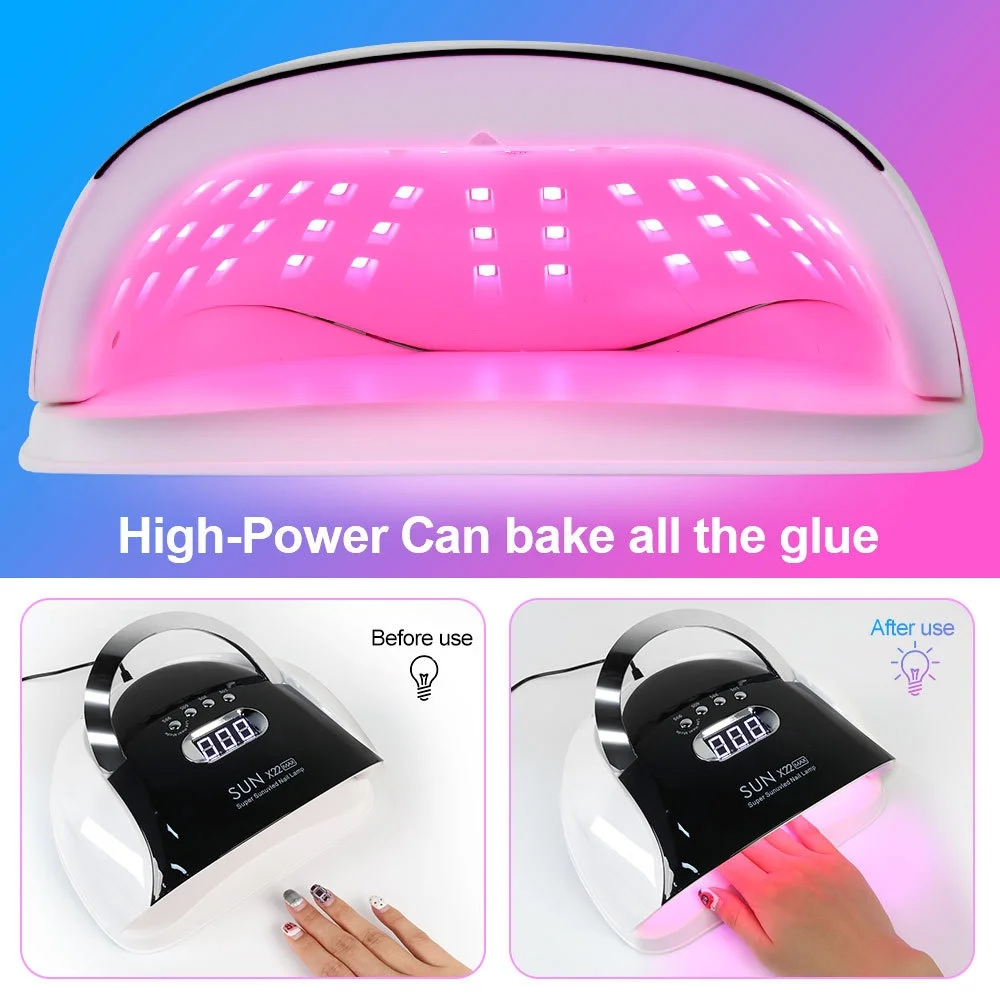 Nail Art baking Lamp, High-Power Nail Art Machine, Phototherapy Lamp, Nail Salon UV Glue Nail Oil baking Lamp