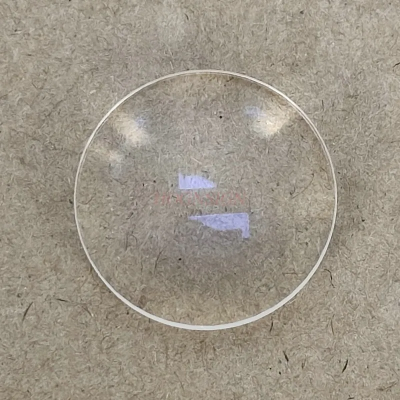 Double convex lens 23mm focal length 30mm science teaching experiment magnifying glass optical glass processing prism convex