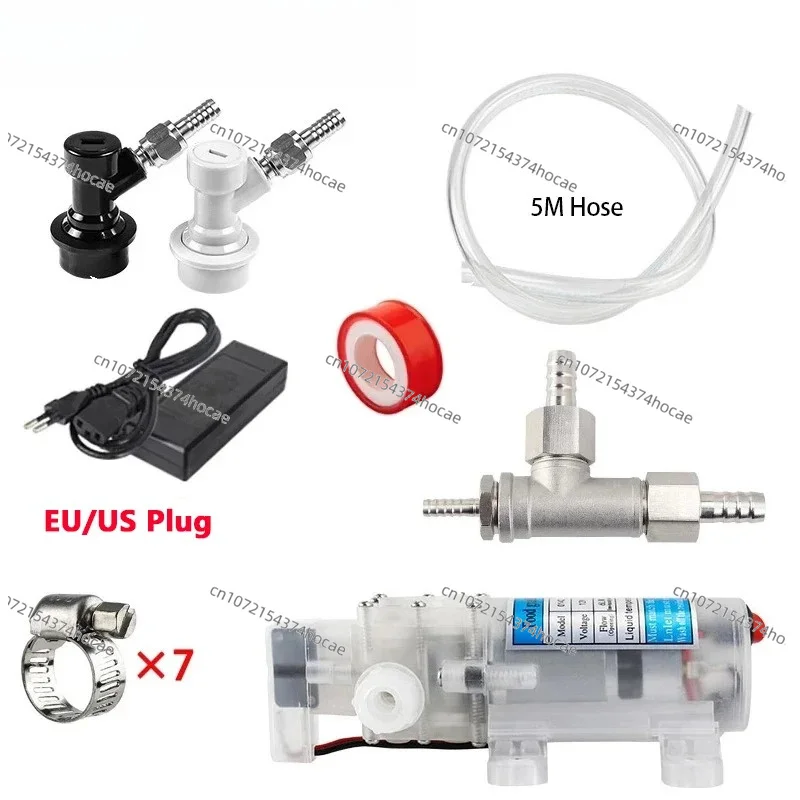 Homebrew Gas Fermentaion Pump Beer Carbonated Pump Secondary Fermantation & Gasification Speed Up Pump Self Priming Water Device