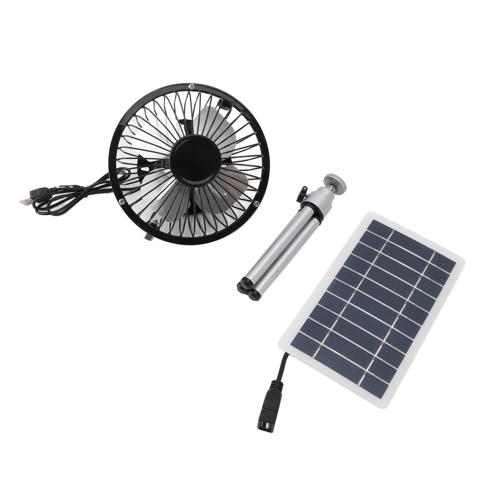 

Solar Panel Powered Fan Quiet Monocrystalline Silicon 10W High Efficiency Solar Vent Fan with Stand for Chicken Coop